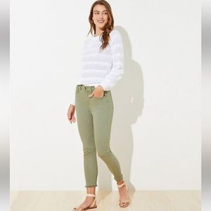 Loft High Waist Skinny Crop